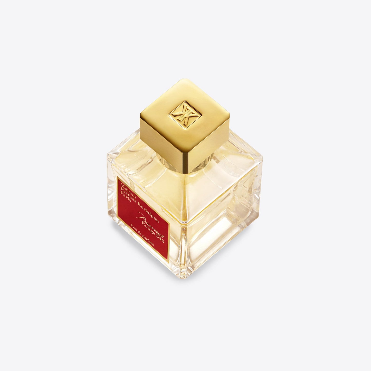 Baccarat Rouge 540 Eau de Parfum 70mL bottle, a luxurious fragrance with notes of amberwood, saffron, jasmine, and cedarwood.