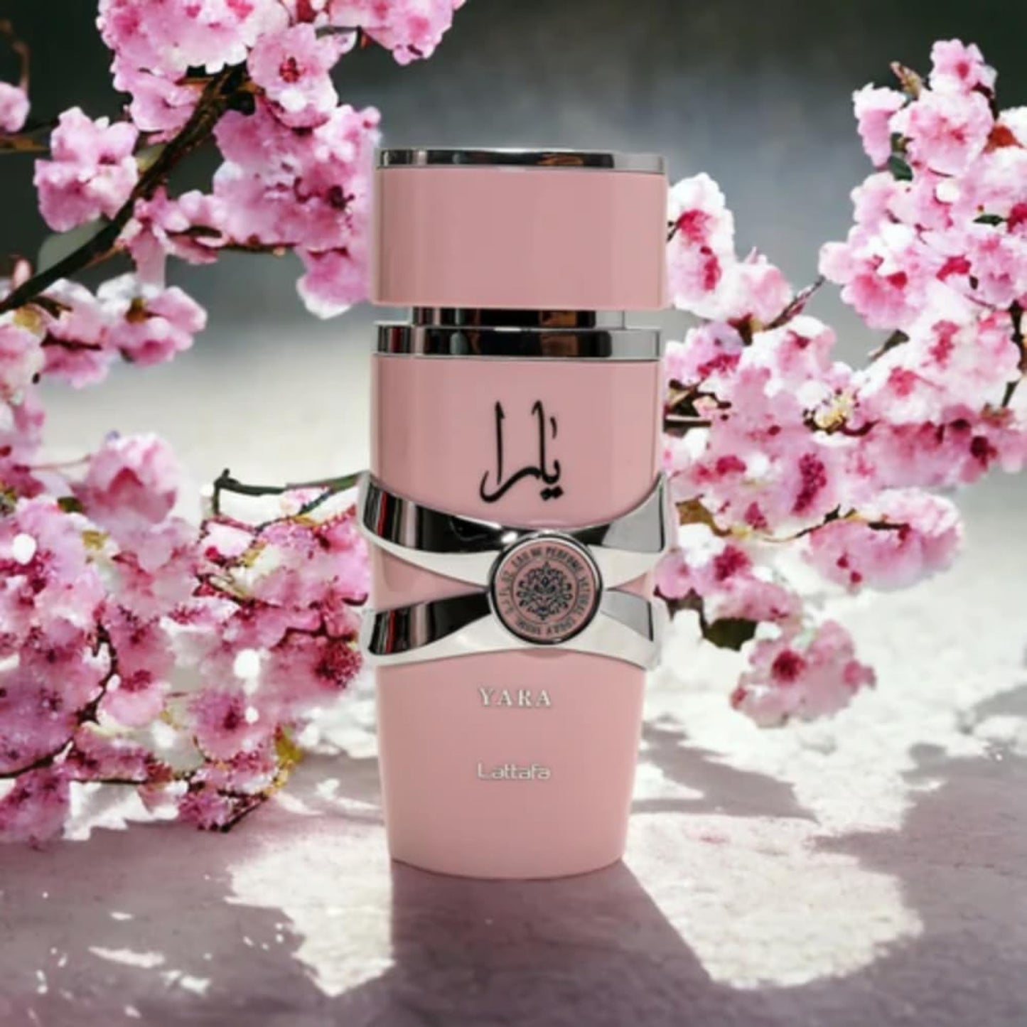 Lattafa Yara for Women Eau de Parfum 100ml bottle, a sweet and floral fragrance with notes of vanilla, floral notes, and a warm, sensual aroma.